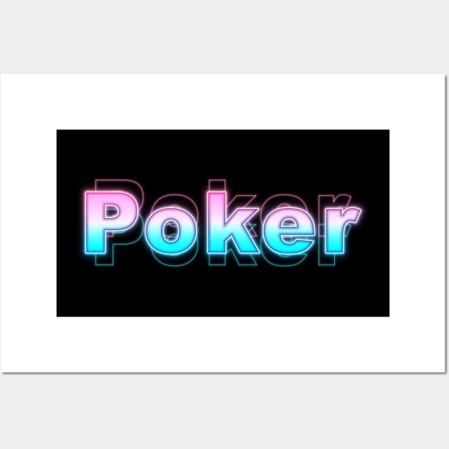 Poker Wall Art by Sanzida Design